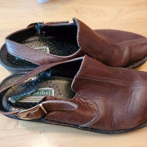 Brown Leather Slip On Josef Seibel, High Comfort